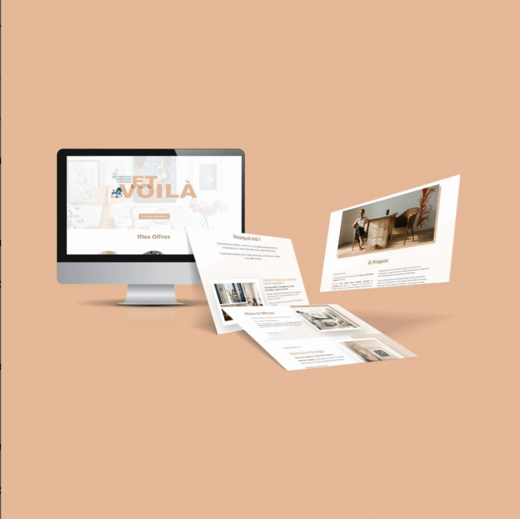 Création de site internet pour décoratrice d’intérieur à Istres